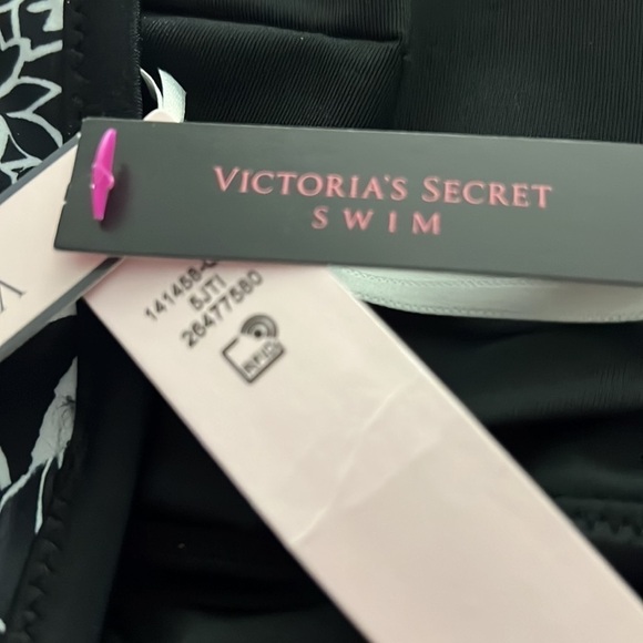 Victoria’s Secret One Piece Swimsuit Black and White size Large NWT - Picture 8 of 10